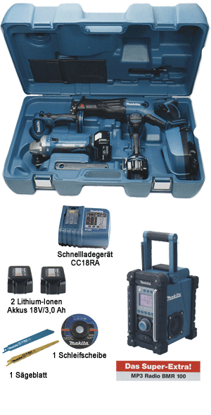 Makita Combo-Kit DK1845